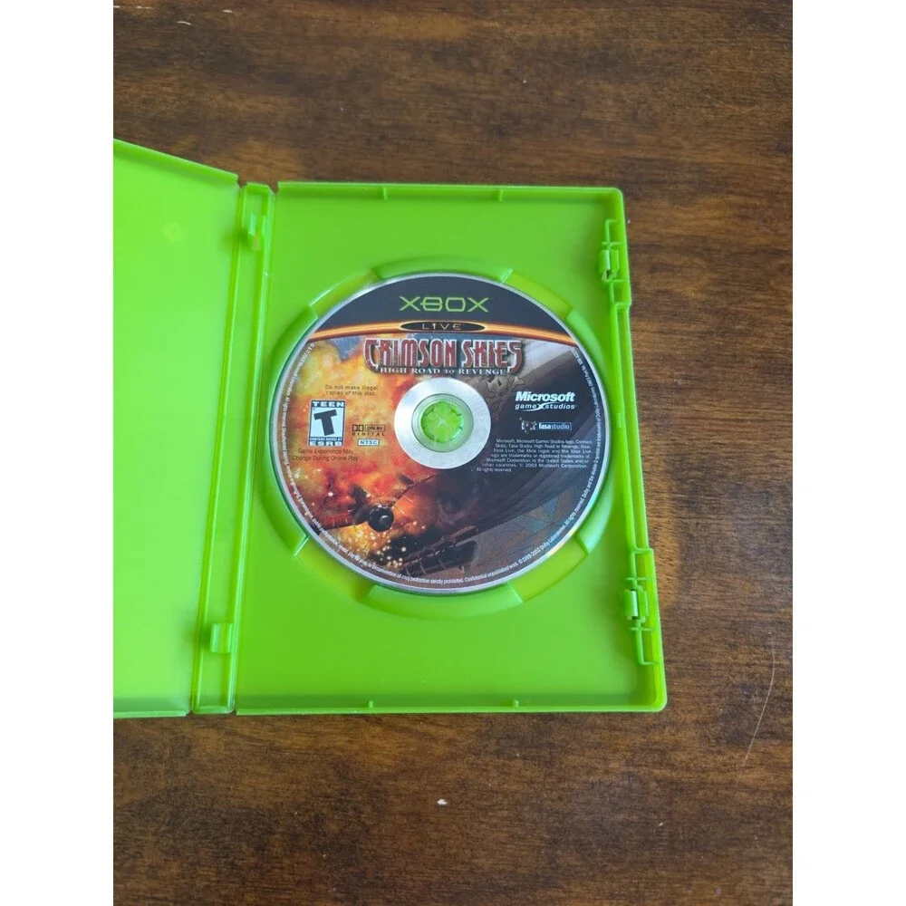 Crimson Skies High Road to Revenge Microsoft Xbox 2003 Original Game Tested